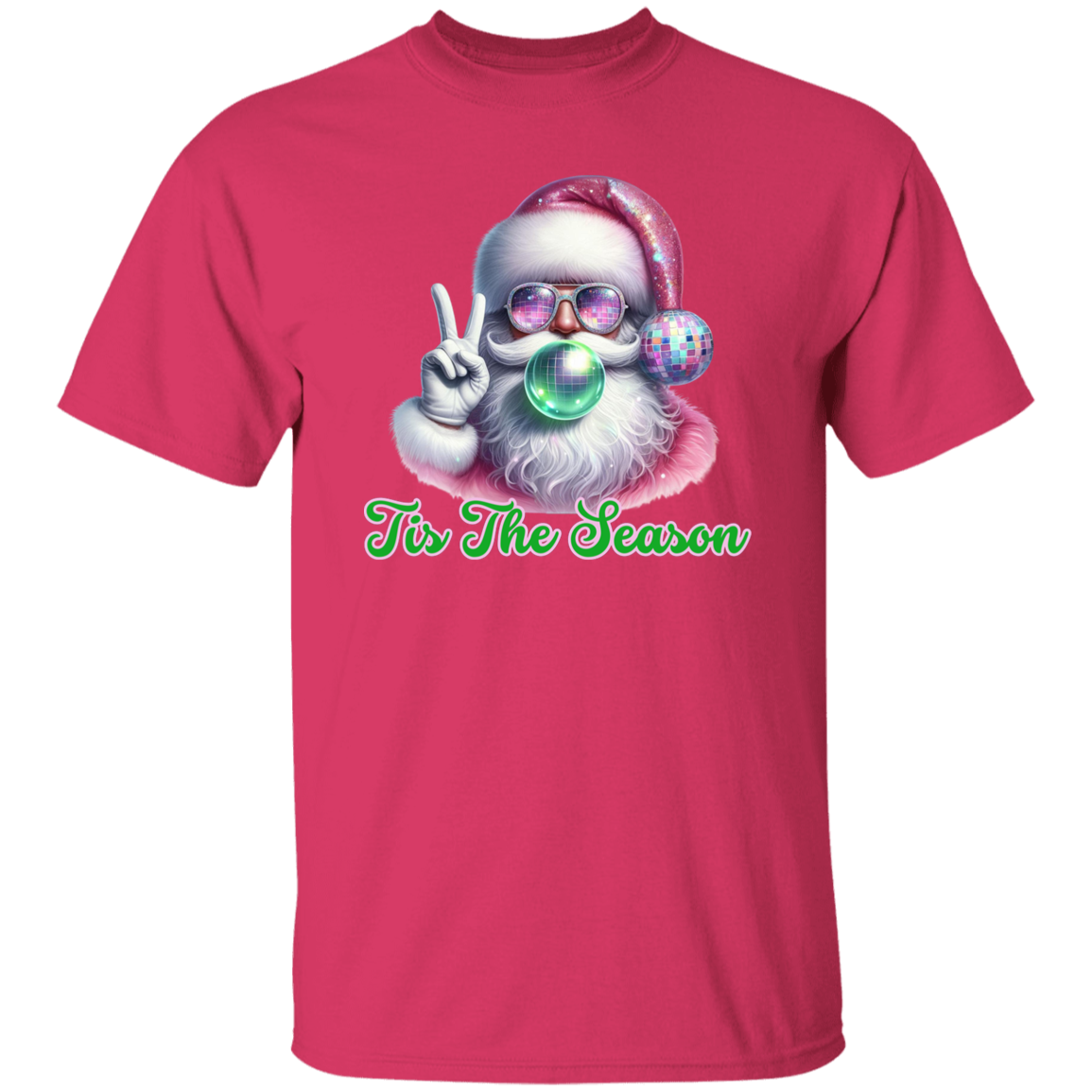 Tis the Season Bubble Gum Santa 5.3 oz. T-Shirt