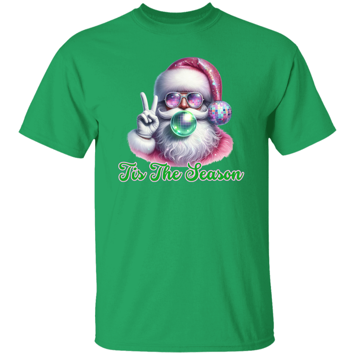 Tis the Season Bubble Gum Santa 5.3 oz. T-Shirt