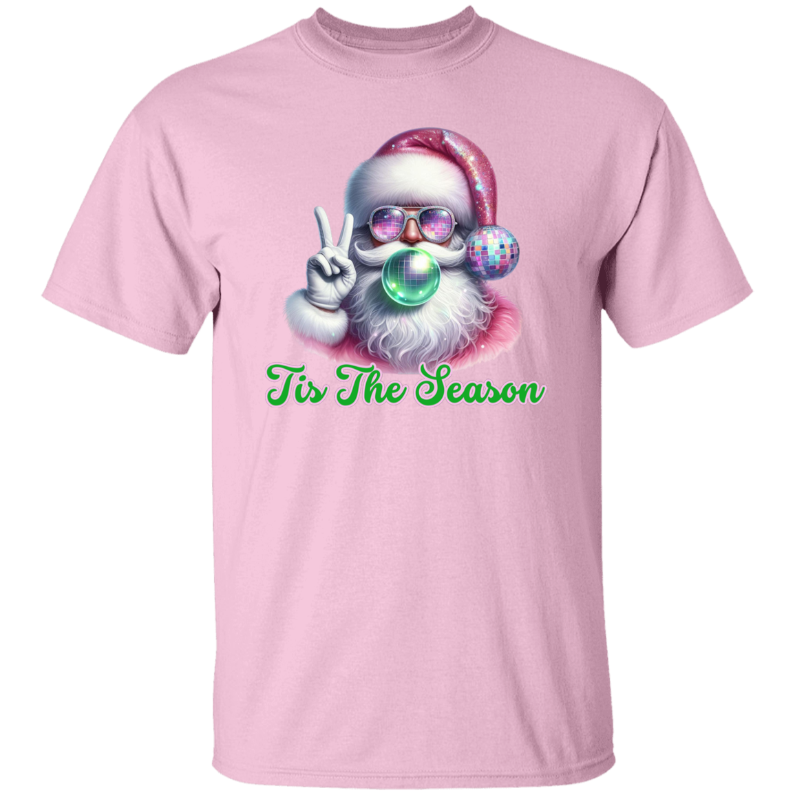 Tis the Season Bubble Gum Santa 5.3 oz. T-Shirt