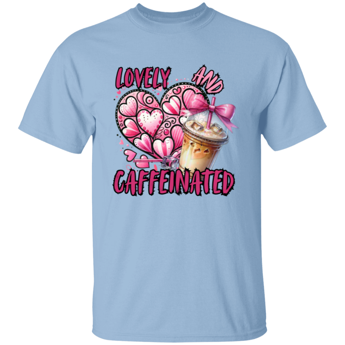 Lovely and Caffeinated 5.3 oz. T-Shirt