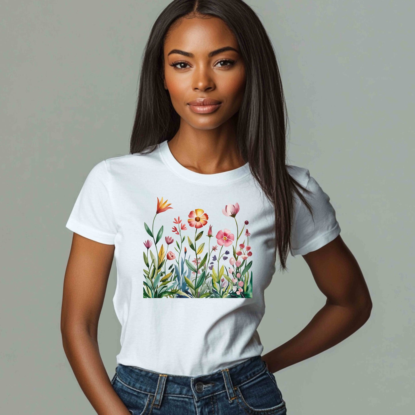 Wildflowers Gildan Mens Softstyle Tee