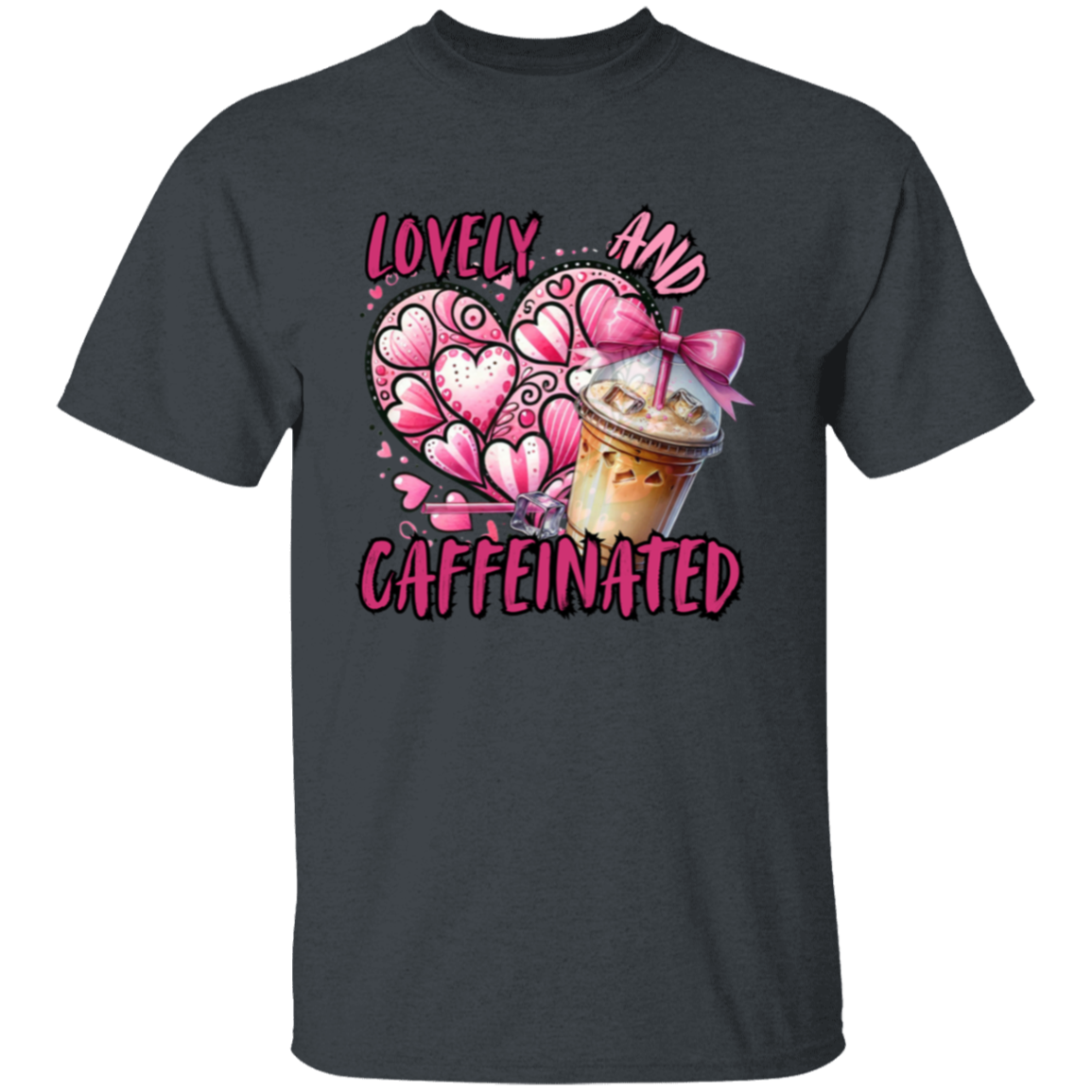 Lovely and Caffeinated 5.3 oz. T-Shirt