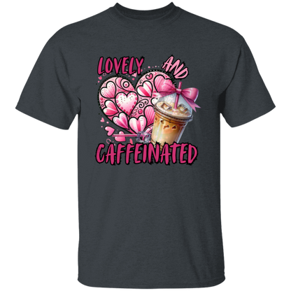 Lovely and Caffeinated 5.3 oz. T-Shirt