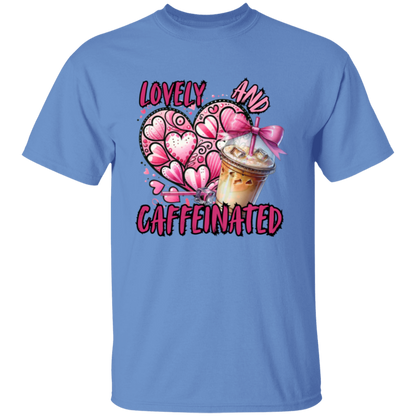 Lovely and Caffeinated 5.3 oz. T-Shirt