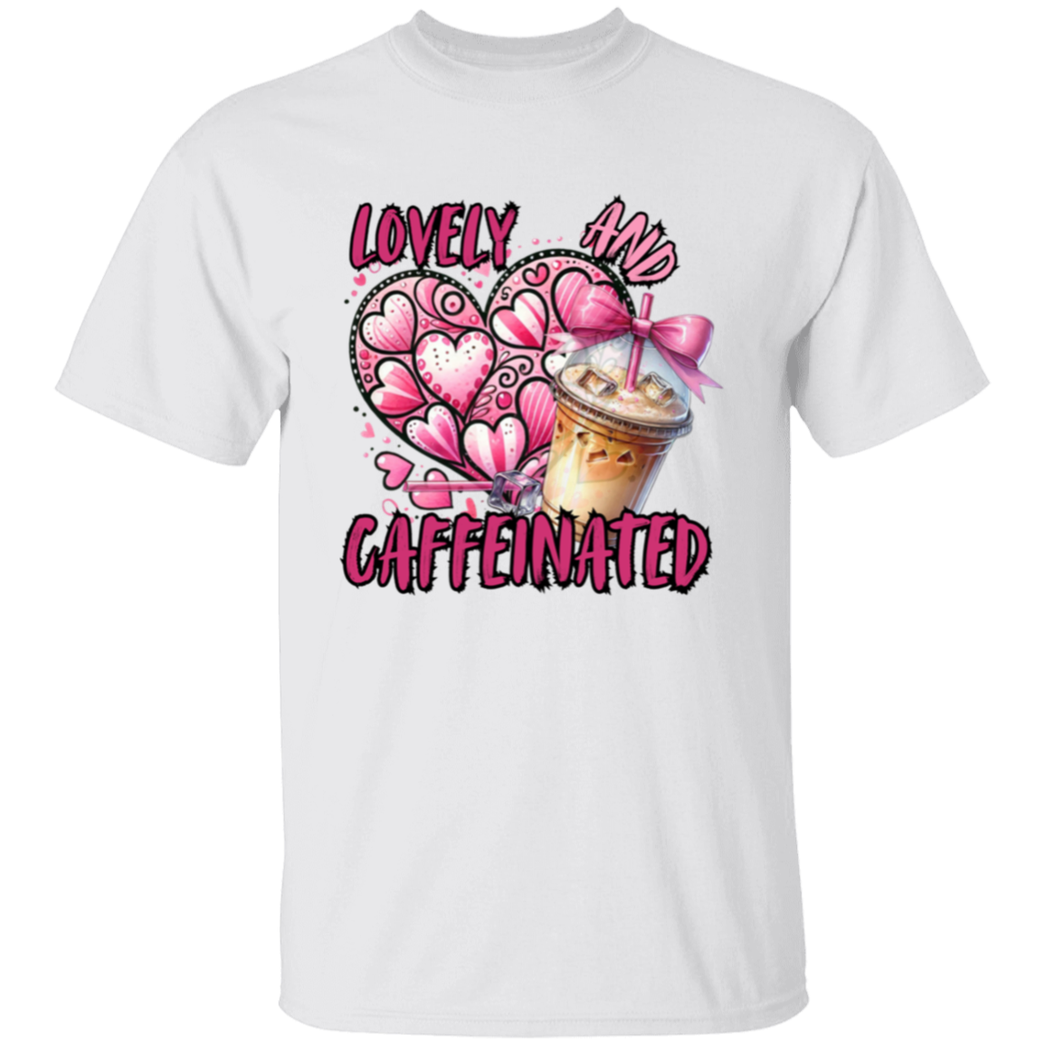 Lovely and Caffeinated 5.3 oz. T-Shirt