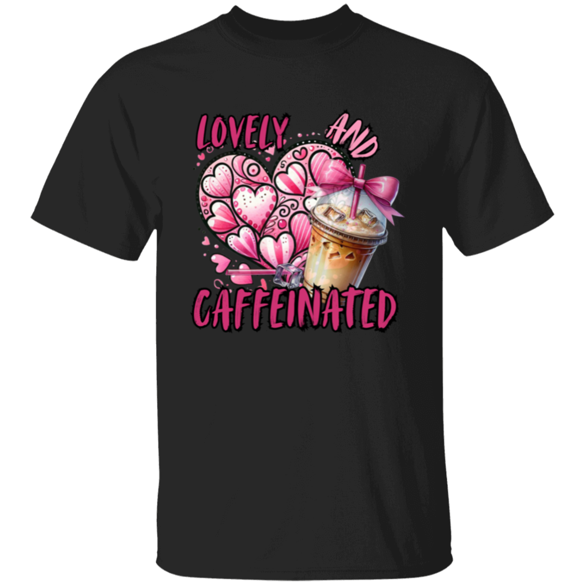 Lovely and Caffeinated 5.3 oz. T-Shirt