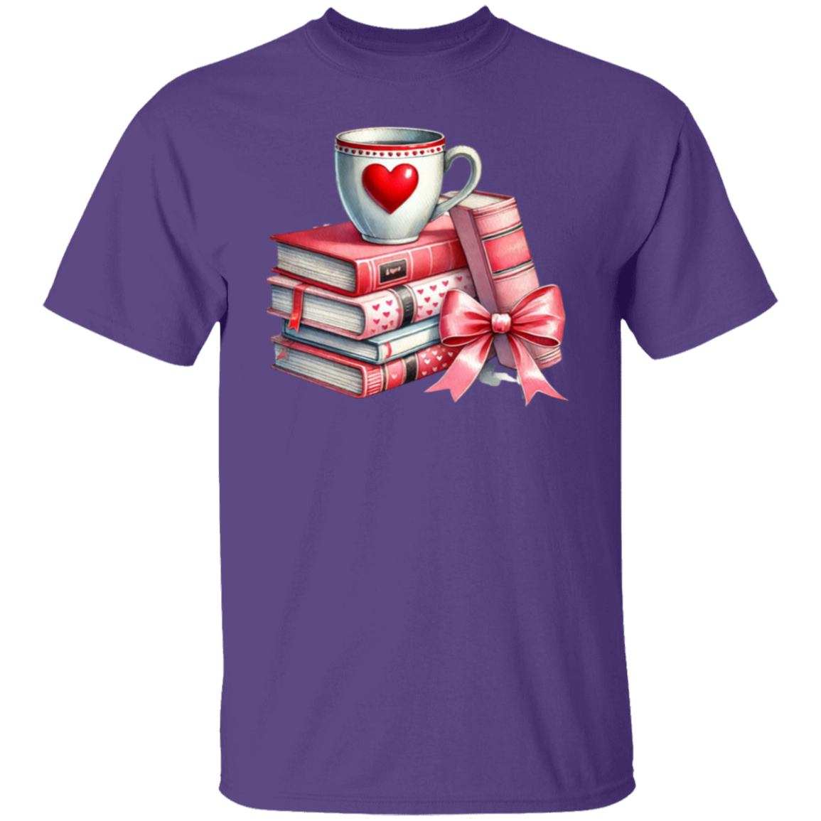 Bows, Books and Coffee 5.3 oz. T-Shirt