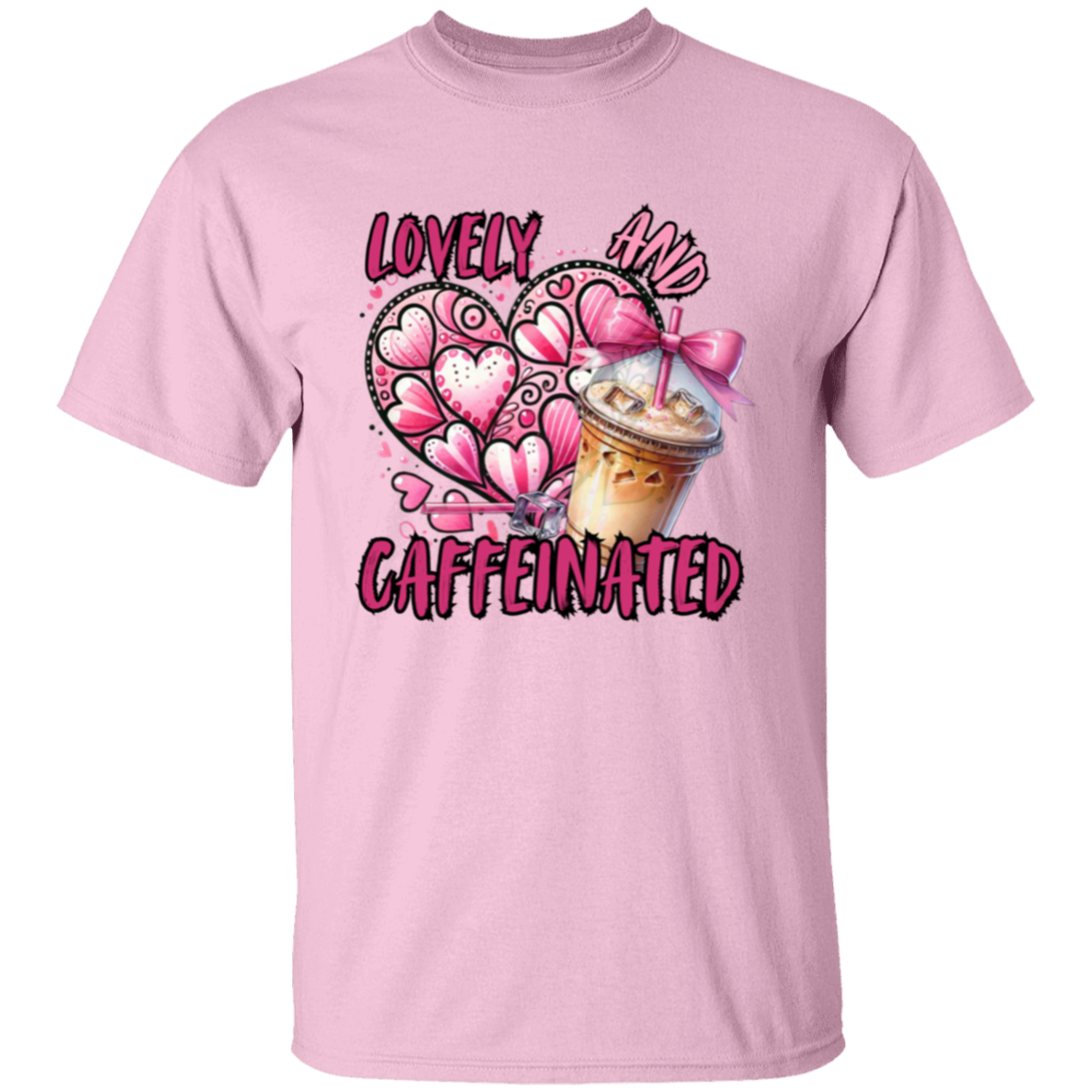 Lovely and Caffeinated 5.3 oz. T-Shirt