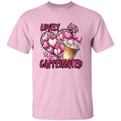 Lovely and Caffeinated 5.3 oz. T-Shirt