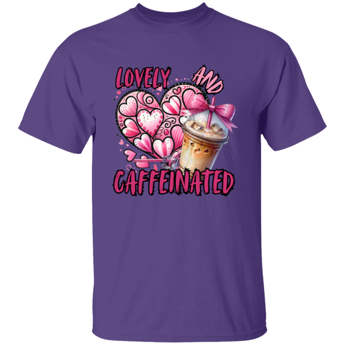 Lovely and Caffeinated 5.3 oz. T-Shirt