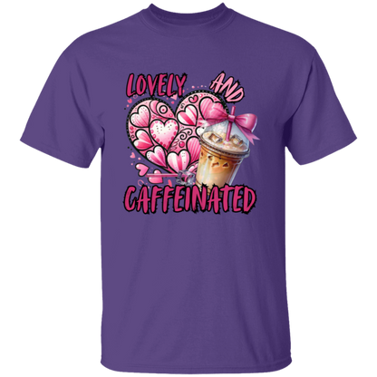 Lovely and Caffeinated 5.3 oz. T-Shirt