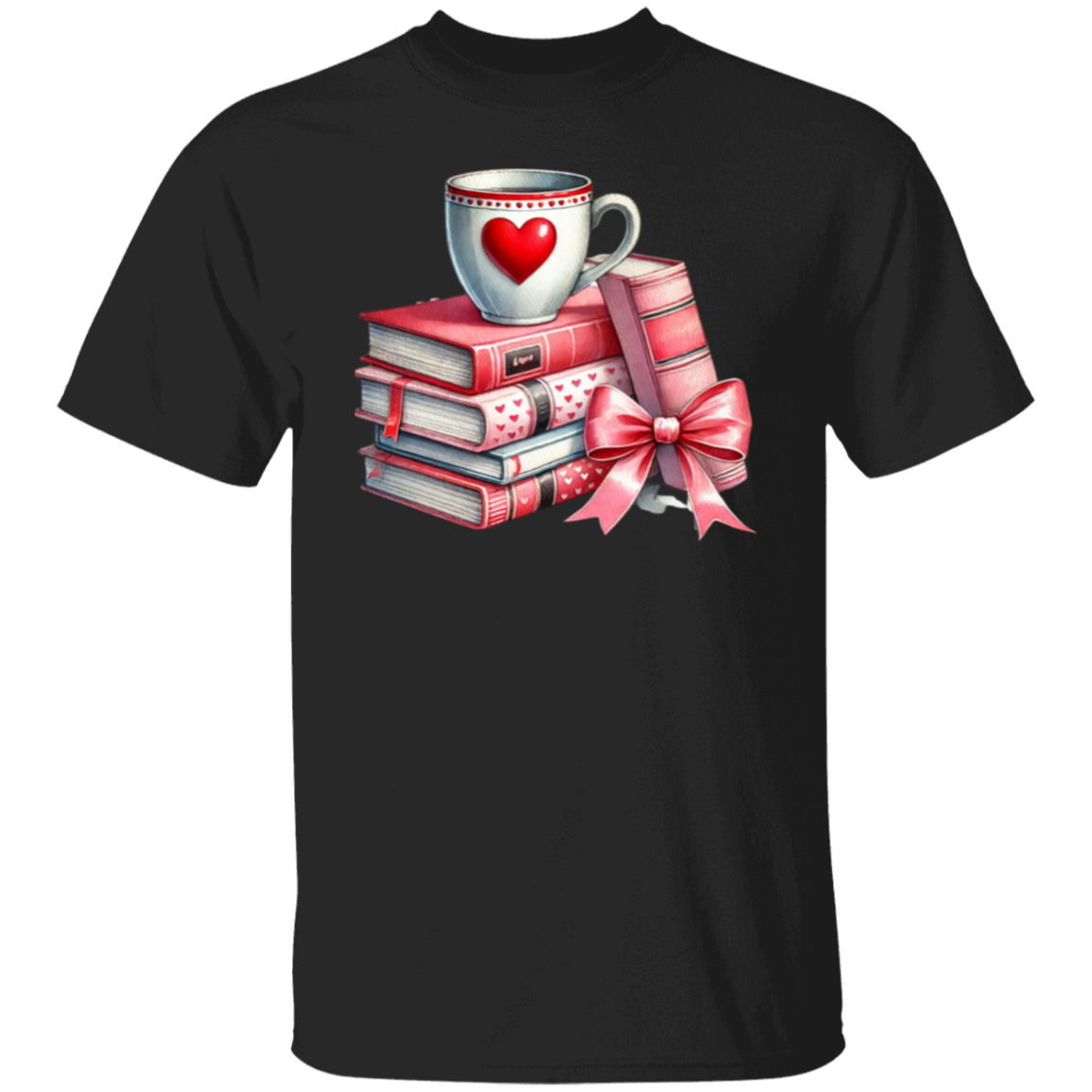 Bows, Books and Coffee 5.3 oz. T-Shirt