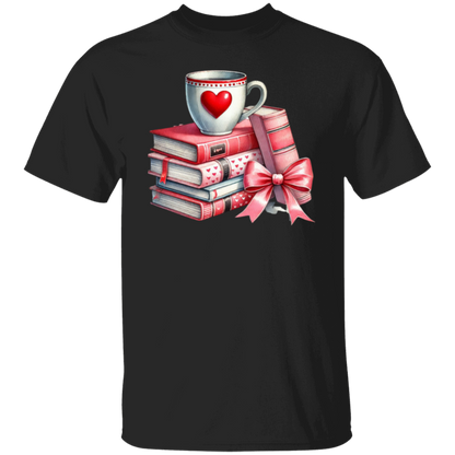 Bows, Books and Coffee 5.3 oz. T-Shirt