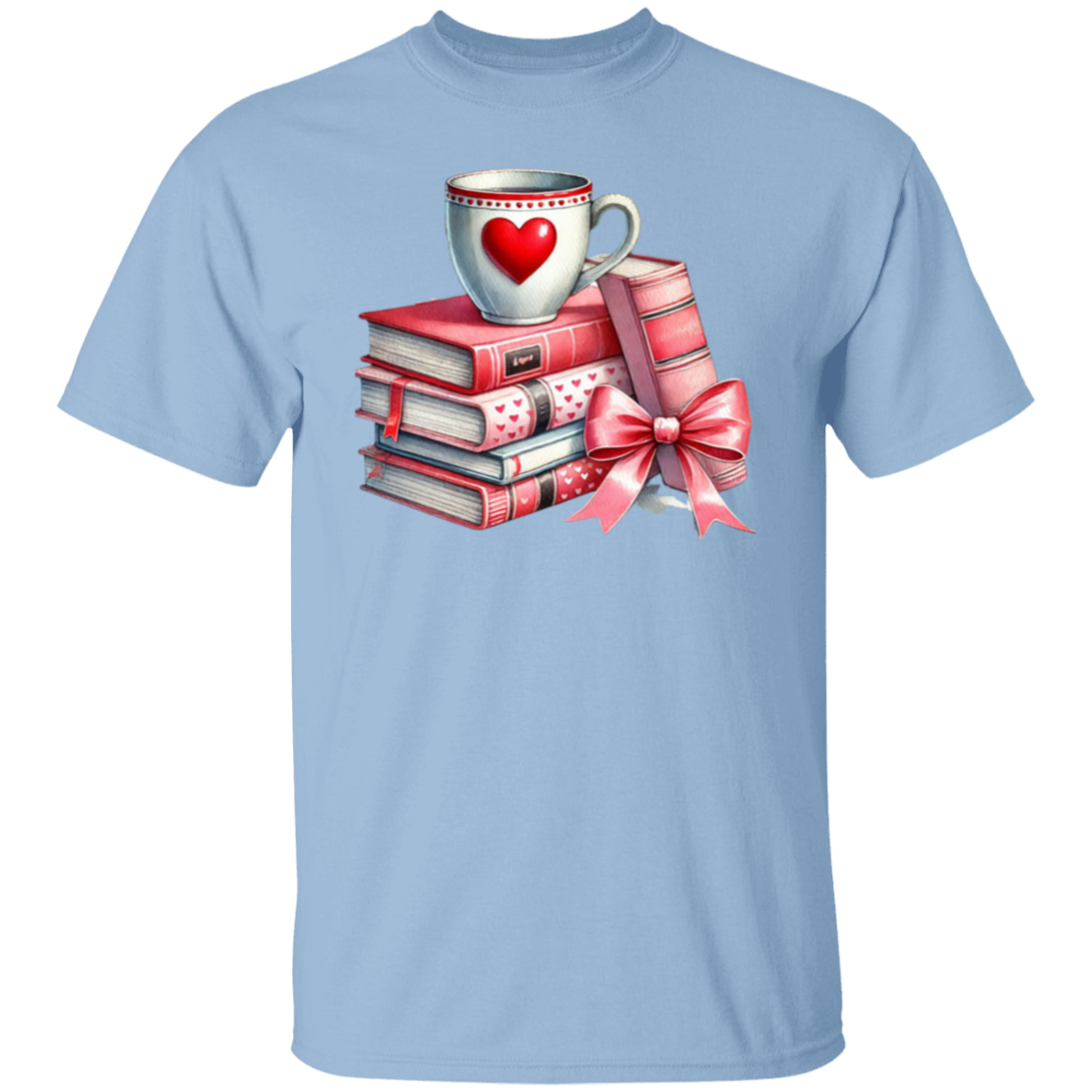 Bows, Books and Coffee 5.3 oz. T-Shirt