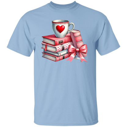 Bows, Books and Coffee 5.3 oz. T-Shirt