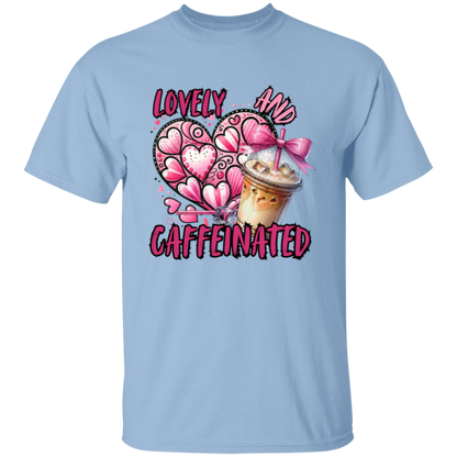 Lovely and Caffeinated 5.3 oz. T-Shirt