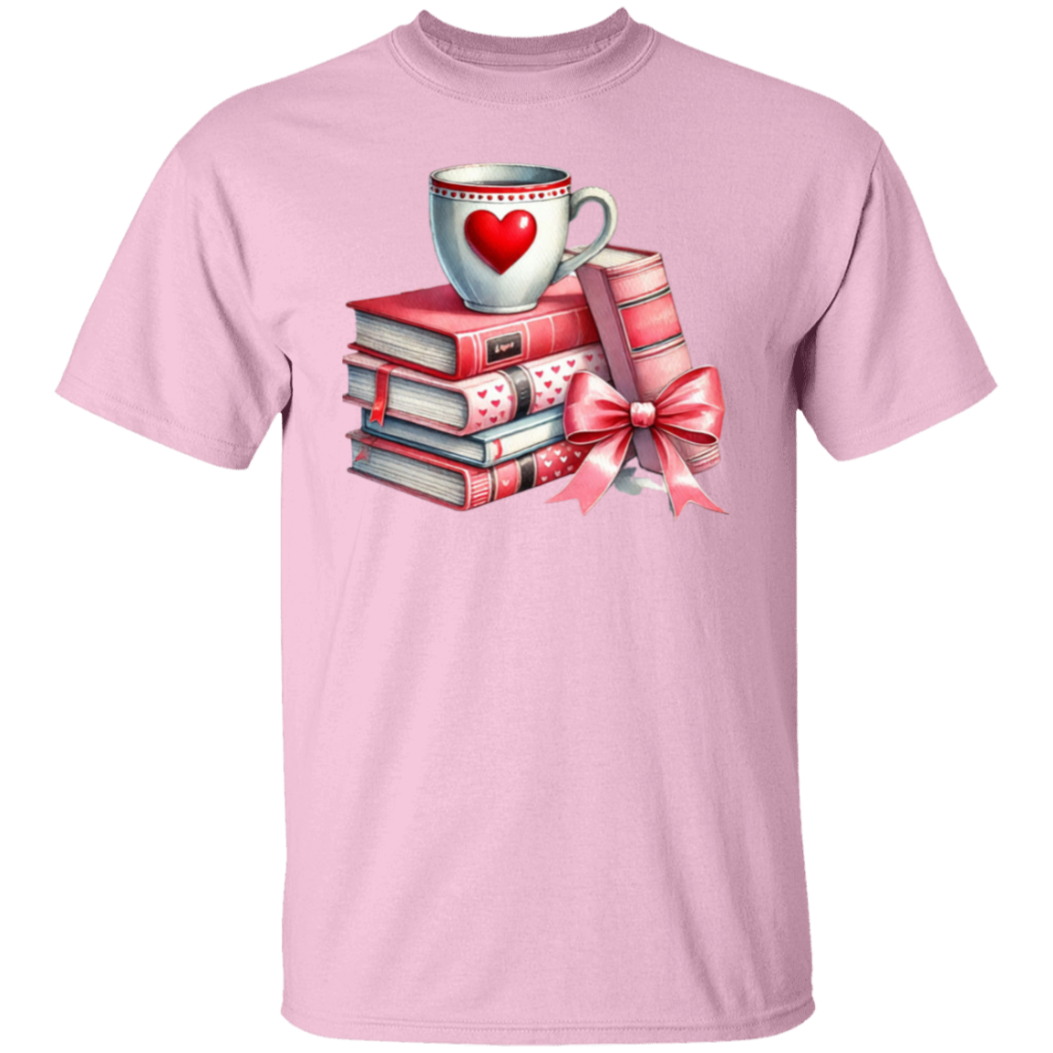 Bows, Books and Coffee 5.3 oz. T-Shirt