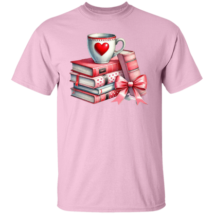 Bows, Books and Coffee 5.3 oz. T-Shirt