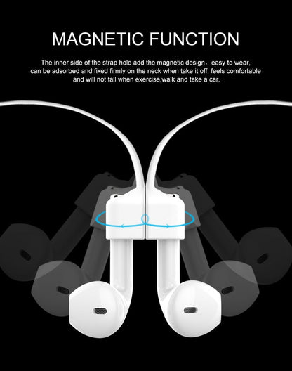 Magnetic Silicone Anti-lost Neck Strap For Wireless Earphone